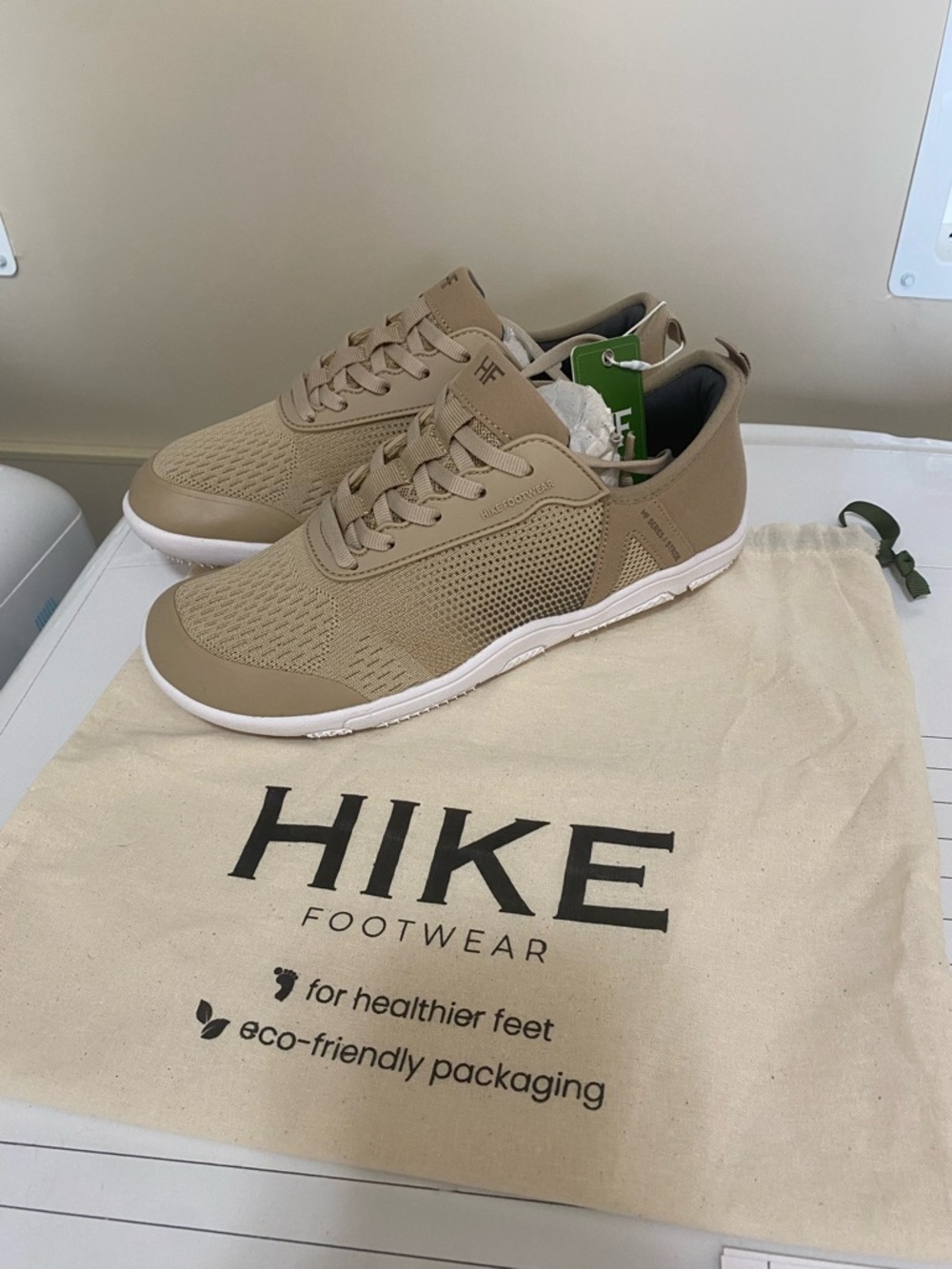 HIKE Stride Women’s Athletic Sneakers in Beige